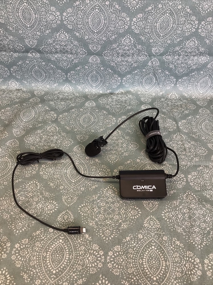 Comica SIG-LAV-V05-MI Multi-Functional Single Lavalier Mic Lightning Interface