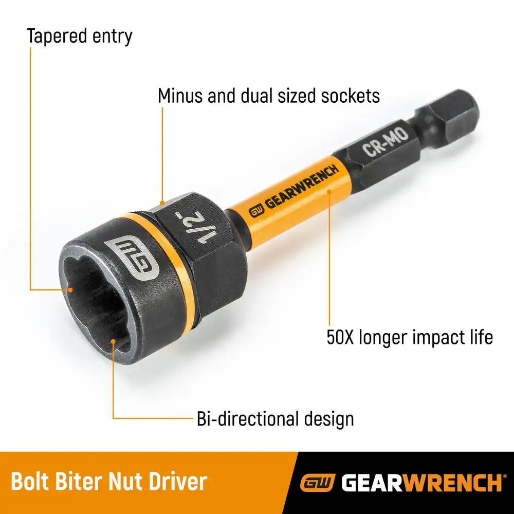 10 Mm Bolt Biter Nut Extractor and Driver