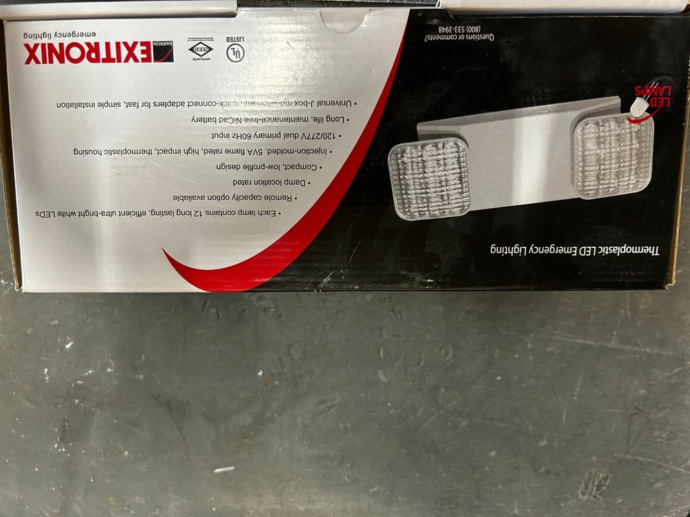 EXITRONIX EMERGENCY LIGHTING # E105609-BV