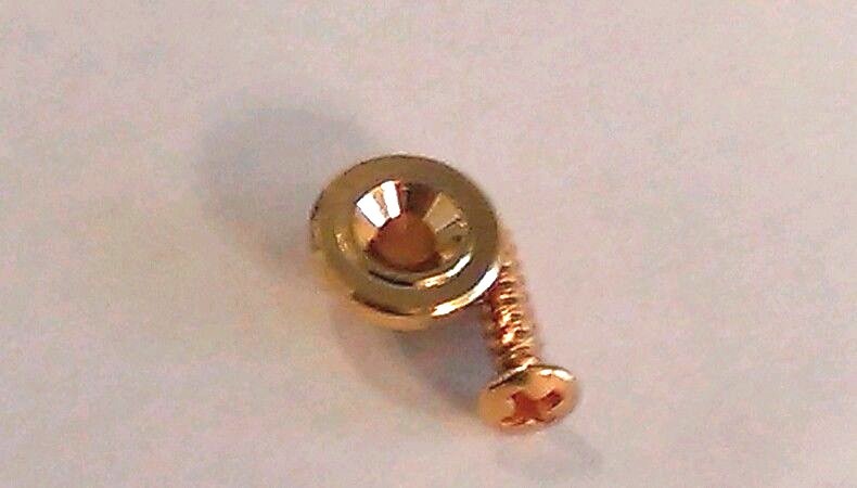 ROUND STRING TREE RETAINER GOLD Fender STRAT OR TELE HEAD