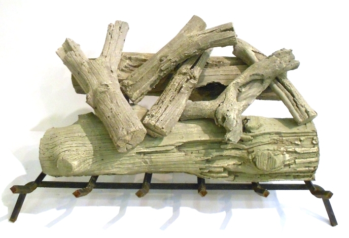 FIREPLACE LOG SET, DRIFTWOOD, 7 PIECE, 24", CERAMIC