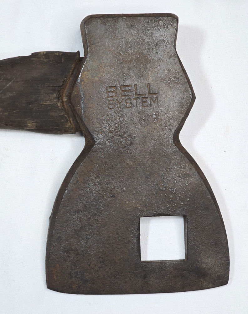 Stanley Bell System B Lineman's Hatchet Axe - All Original