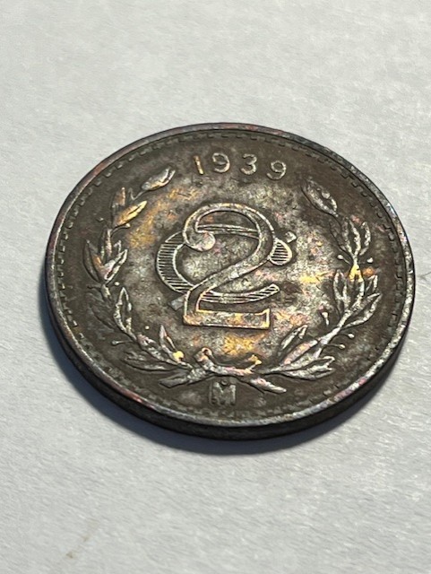 1939 Mexico 2 Centavos #7947