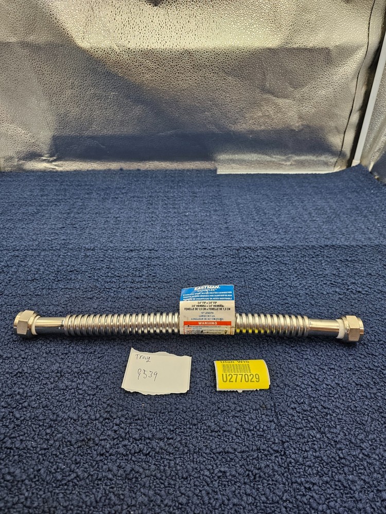 Eastman 0437015 Corrugated Water Heater Connector 3/4" FIP x 3/4" FIP