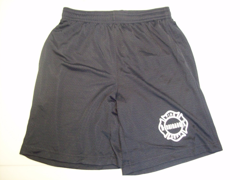Chicago Fire Department Shorts Mesh Navy w/ Pockets