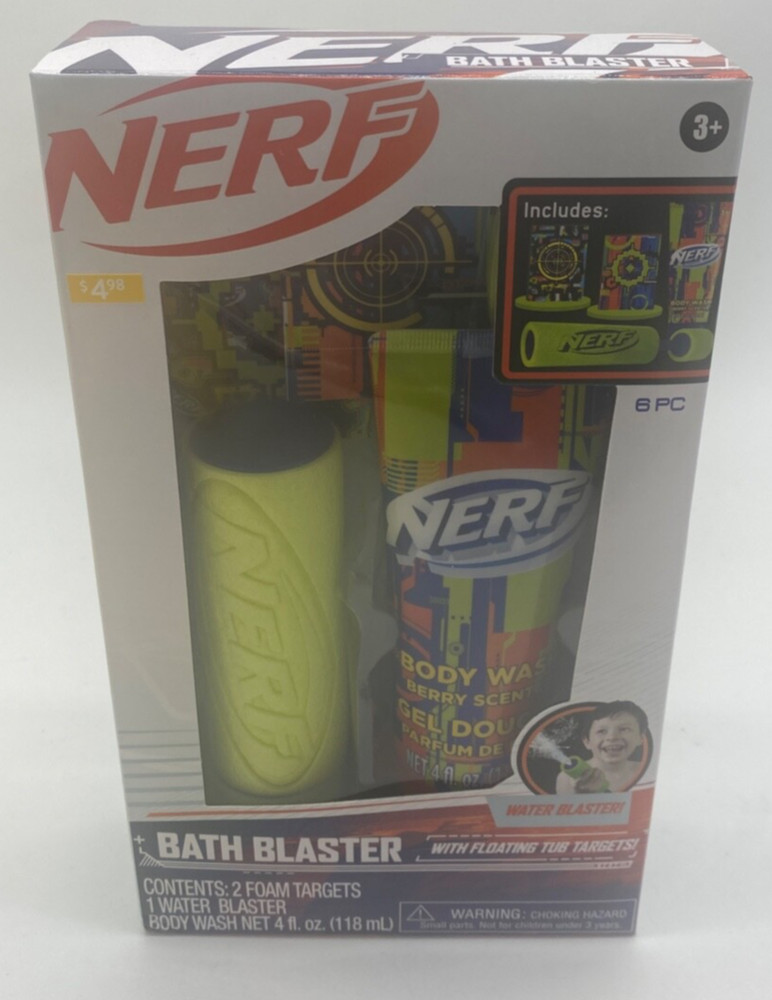 Nerf Bath Blaster Body Wash - New