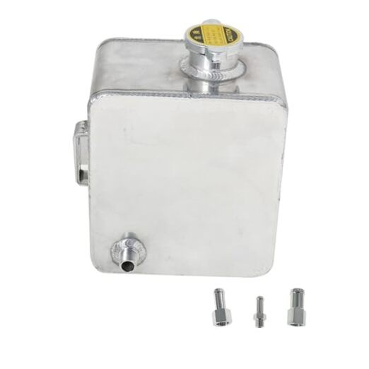 Aluminum Water Coolant Expansion Radiator Overflow Recovery Tank 2.5L