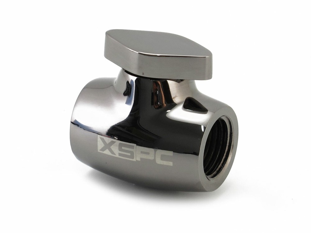 XSPC Ball Valve (Black Chrome) G1/4" Threads