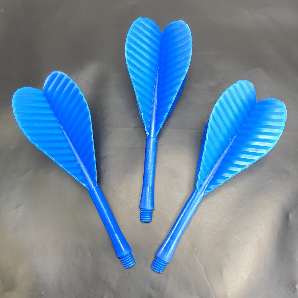 2BA BLUE Bar Dart Crinkle Flights 3 Pack- NEW