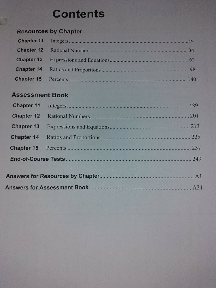 Big Ideas Math Advanced 1 Resources by Chapter & Assessment book NL11