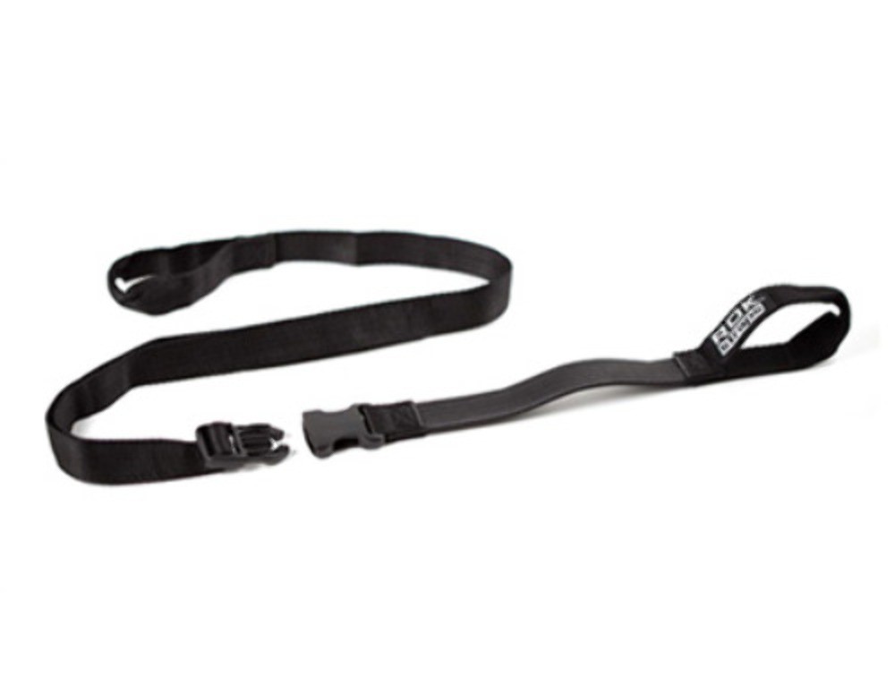 ROK Straps Adjustable Motorcycle/ATV Stretch Strap Twin Pack - 42" Length, Black