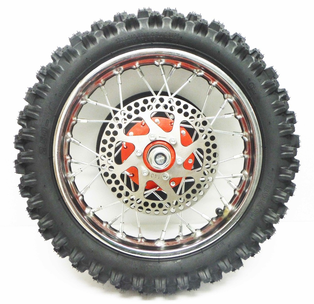 SX500 Rear Wheel w/ Red Hub Complete