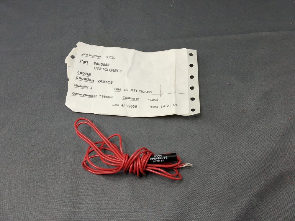 Bou-matic Reed Switch 29" , 8503858