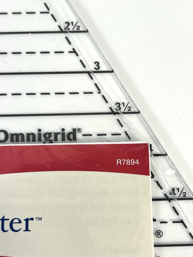 Fons & Porter Pyramid Ruler #R7894 60-Degree Pyramid