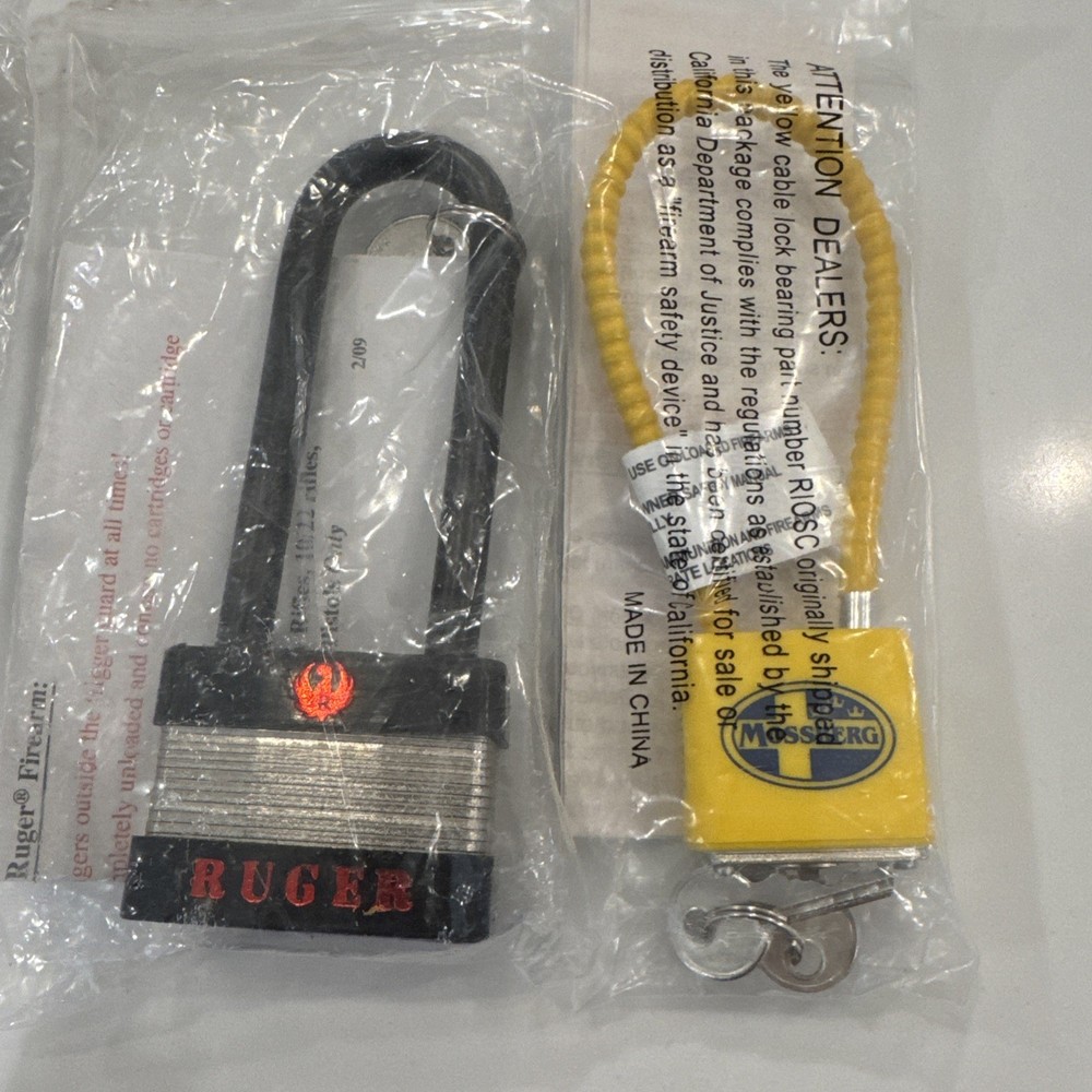 3 Gun Locks Ruger Mossberg