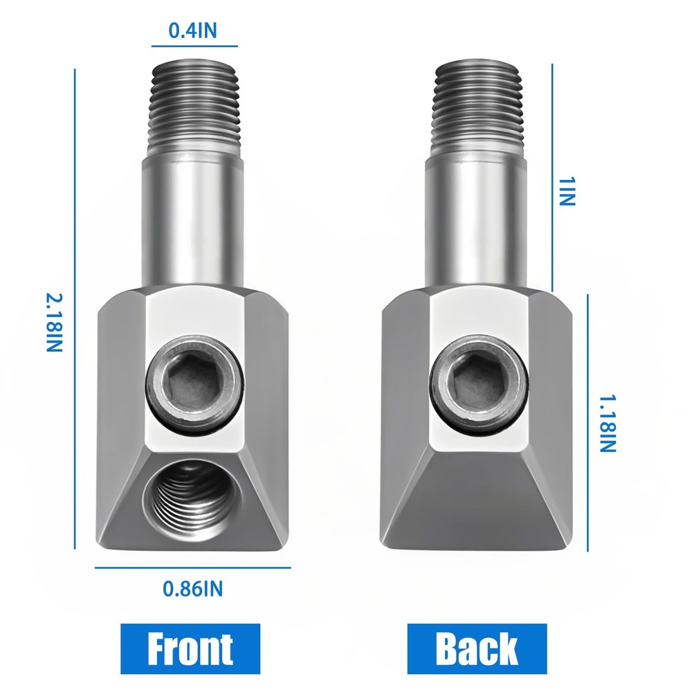 Oil Pressure Sensor Thread Adapter for Chevy Small Block Engines 305 350