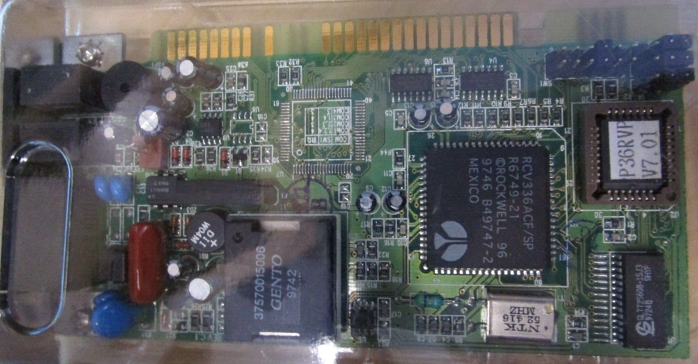 E-Tech Fax Modem & Voice Card ISA PC336RVP-CD
