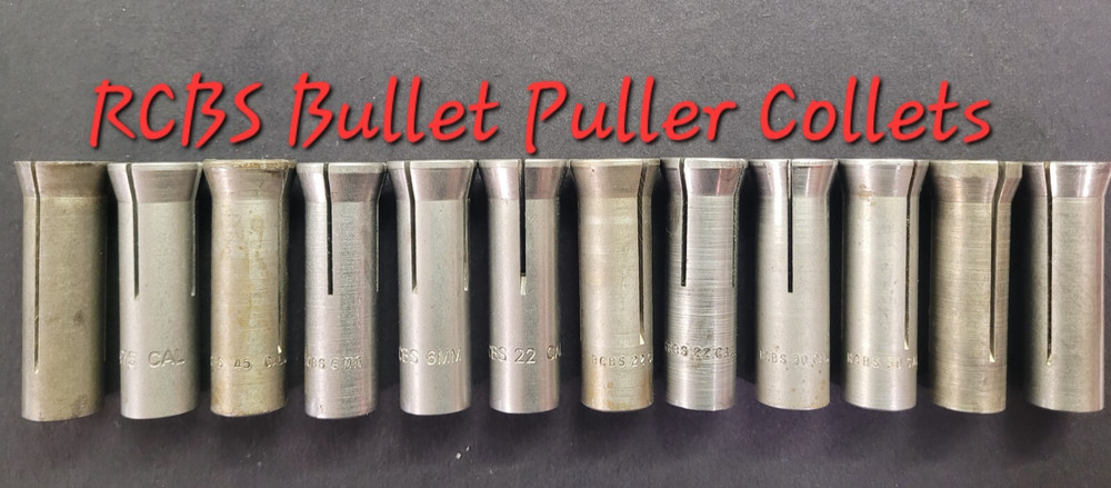 RCBS & HERTERS Standard Bullet Puller Collets *YOU PICK* Multiple Sizes