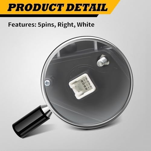 Passenger Side Mirror Assembly Compatible with 2011-2013 Optima Turn Signal