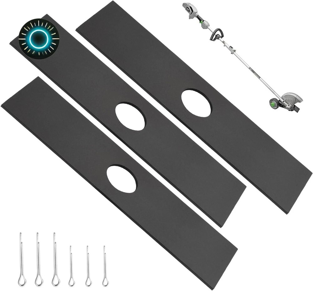 3-Pack 8" X 2" Multi-Head Edger Blade AEB0800 Compatible with EGO 56V Edger Mode