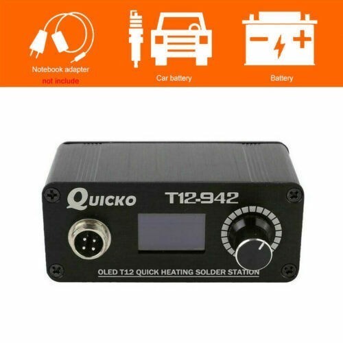 T12-942 OLED Digital Soldering Station + Handle Iron Tips Welding Tool kit