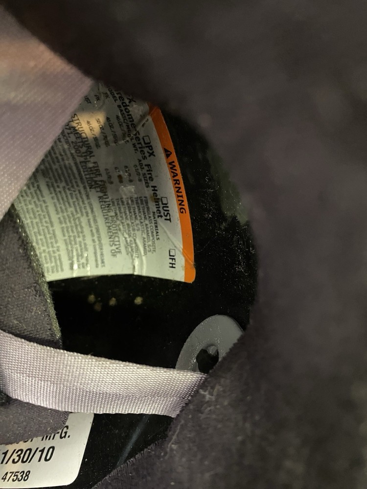 Vintage Bullard Fireman Protective Helmet And Face Shield Adjustable Strap