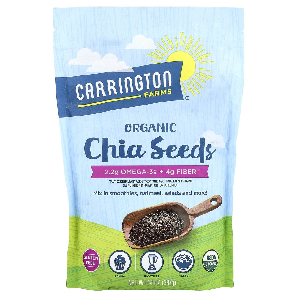 Organic Chia Seeds, 14 oz (397 g)