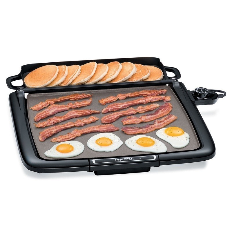 Ceramic Electric Griddle Cooking Surface Nonstick Multi-Function Tray Easy Clean
