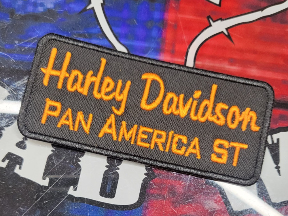 EMBROIDERED H-D PAN AMERICA ST PATCH (Please Read Ad)