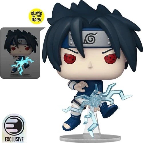 Funko Pop! Naruto: Sasuke Uchiha GITD 1969 EE Exclusive with Protector