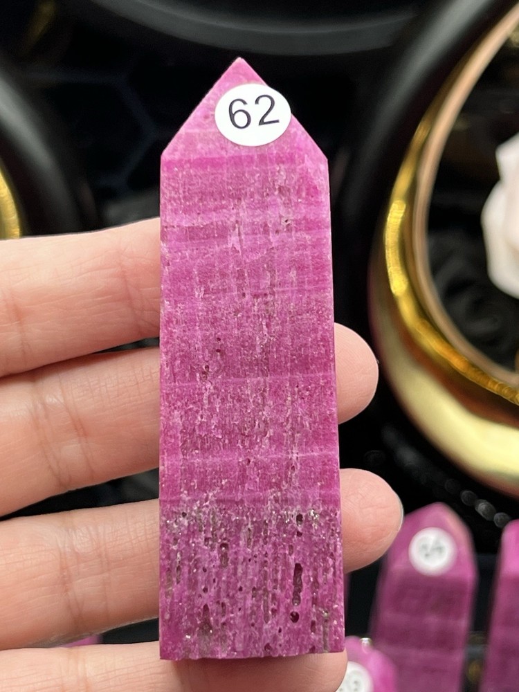 Honeycomb Ruby Uvreactive 4 sided Points Free shipping & Gift