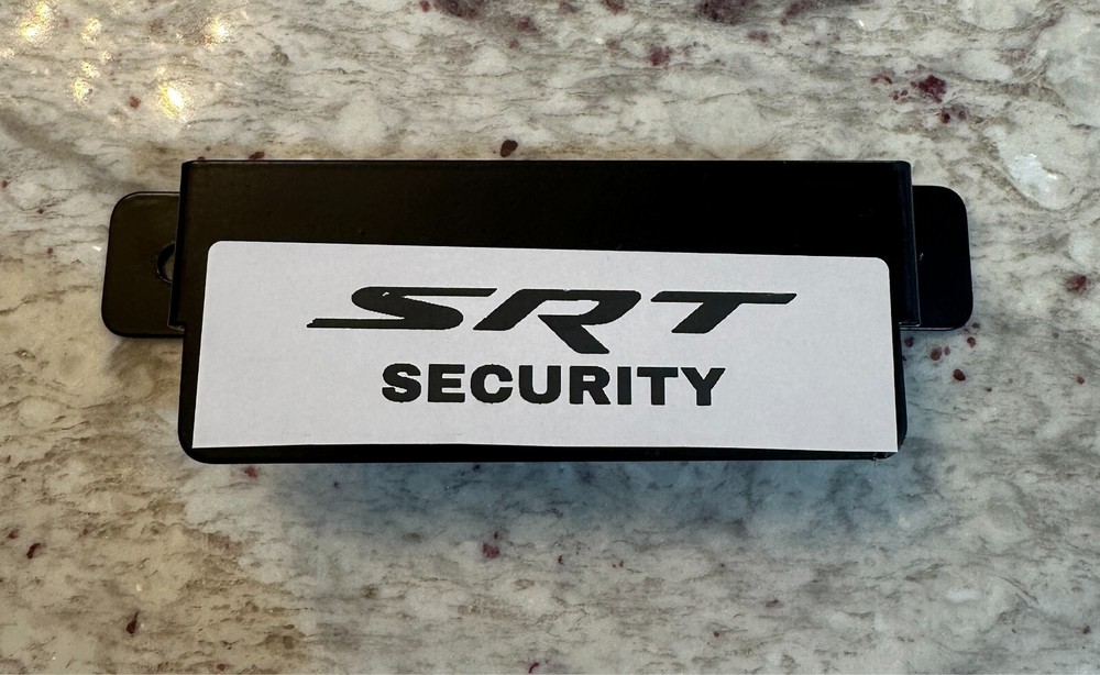 DODGE CHALLENGER NEUTRAL STRAP COVER PLATE FOR 2015-2023 CHALLENGER