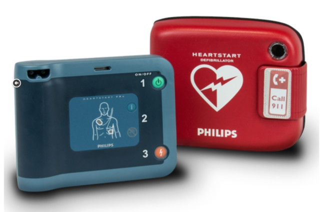 Philips HeartStart FRx Defibrillator  Incl Wall Mount Box
