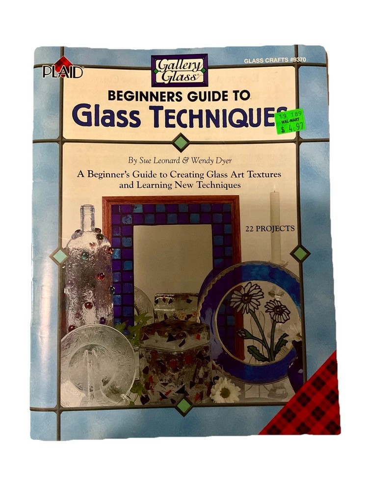 Vintage Gallery Glass Beginners Guide Book And Patterns Instructional