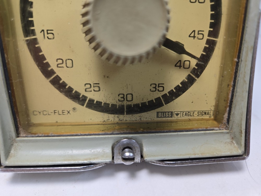 BLISS EAGLE SIGNAL CYCL-FLEX TIMER HP51A6 0-60 SECONDS Untested
