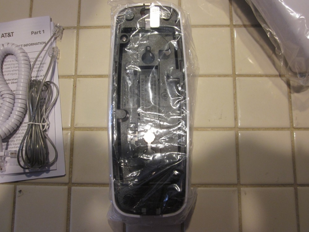 AT&T 210 Trimline Corded Phone - White