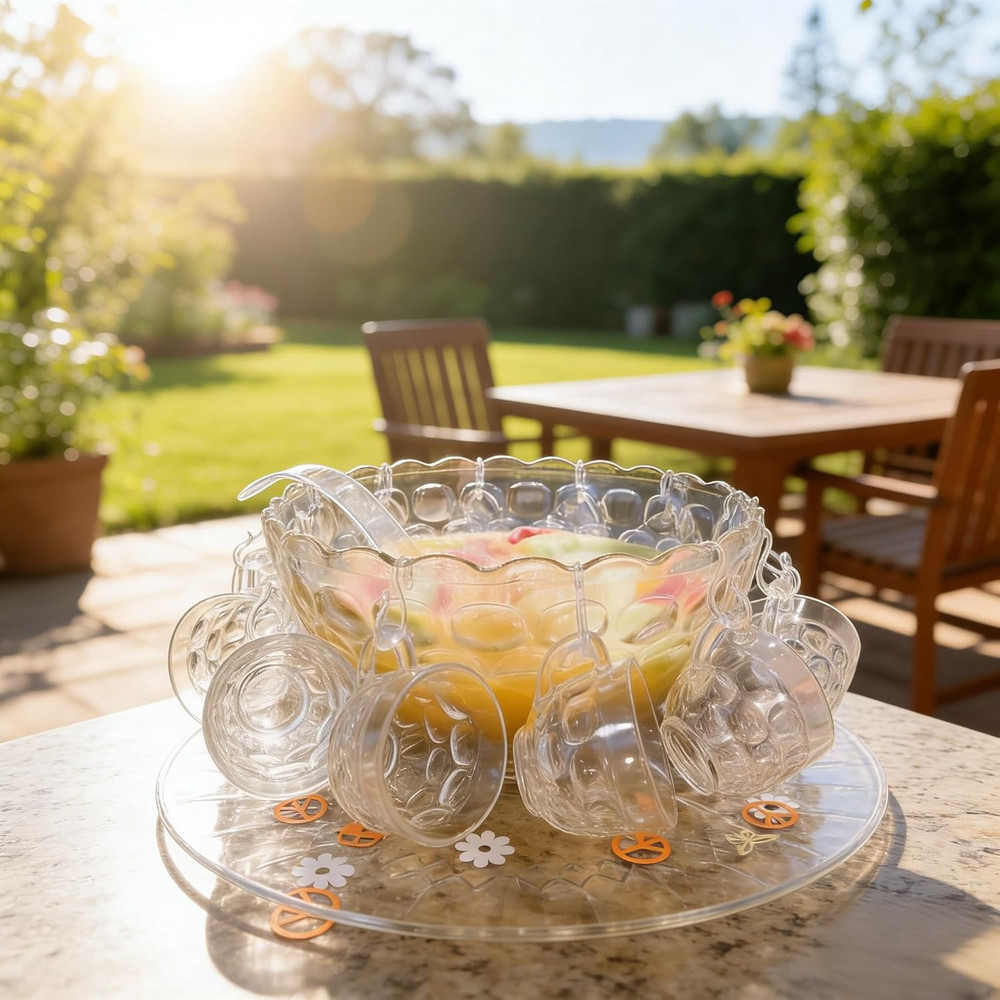 50 Pcs 1.7" Clear Plastic Punch Bowl Cup S Hooks Hangers