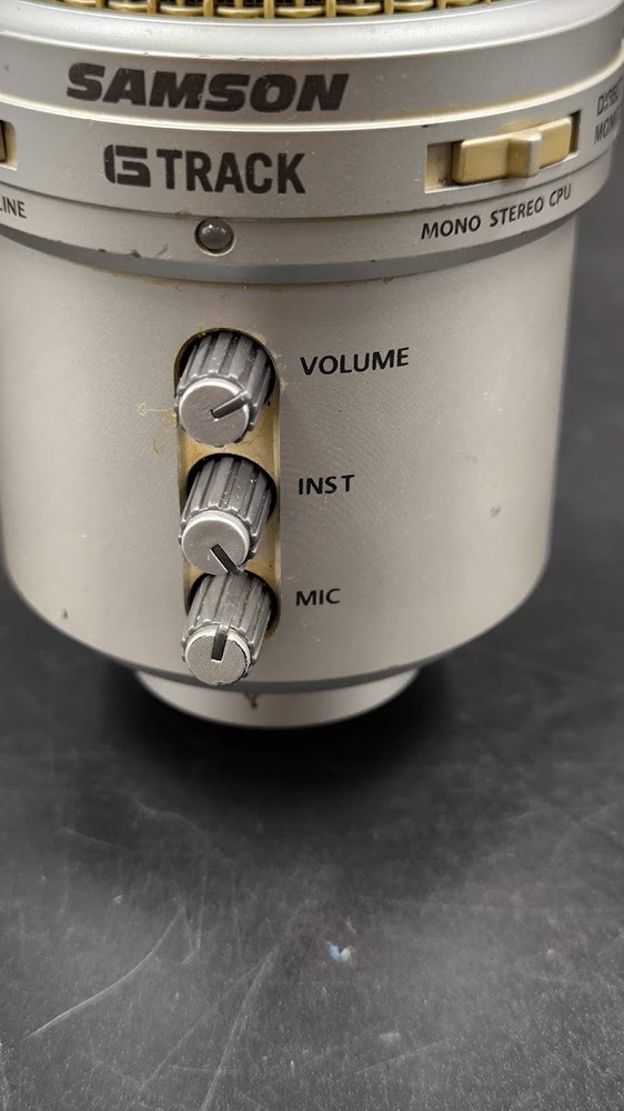 Samson G-Track Microphone Used Working Gold