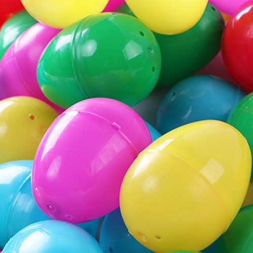 2000 Pcs Easter Eggs,2.4" Assorted Bright Colors Plastic Easter Eggs 2000 Pack