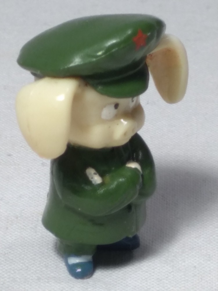 Miniature Communist Pig Figure