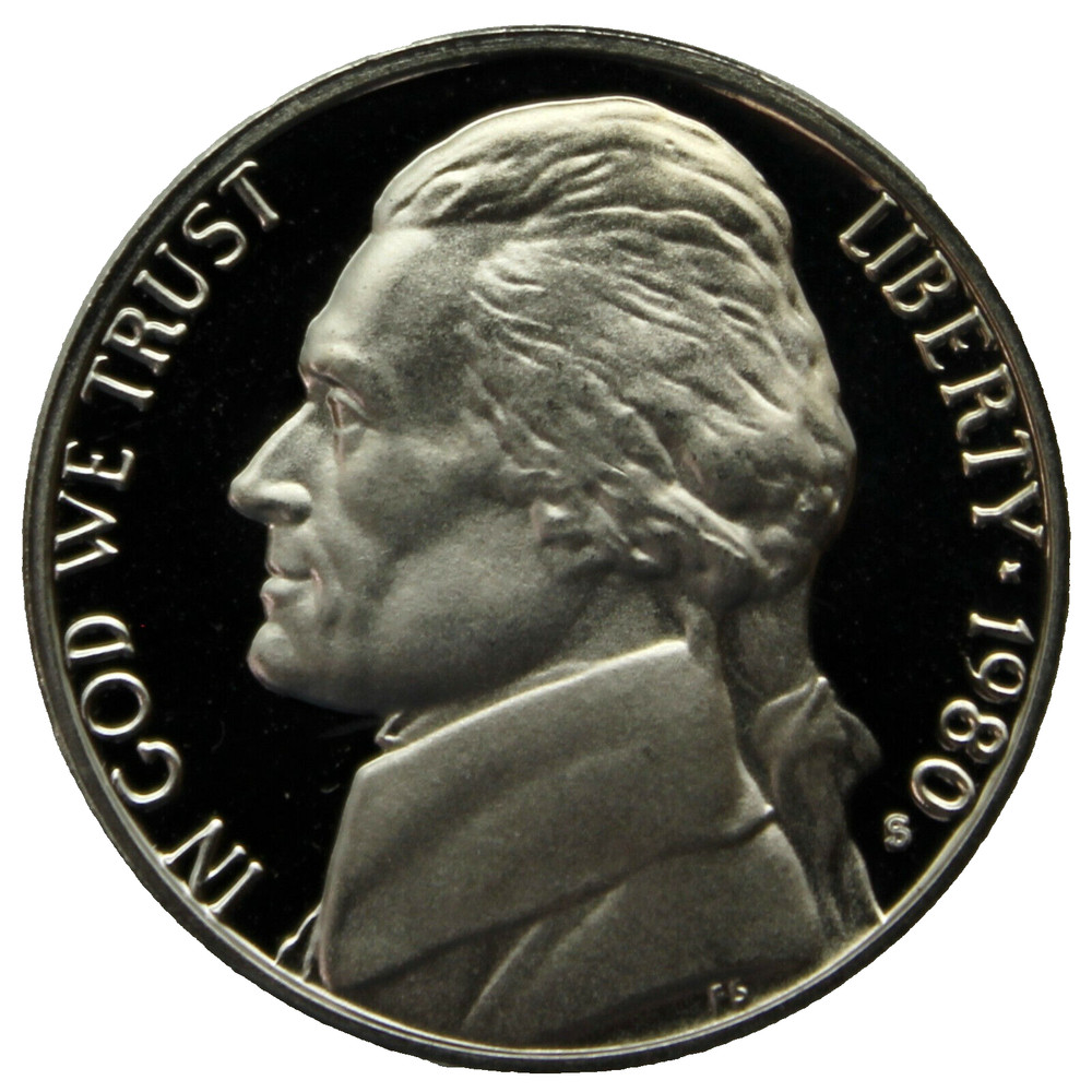 1980-S Proof Jefferson Nickel