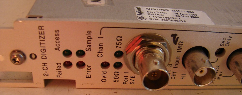 HP E1429A 2 Channel Digitizer UTT