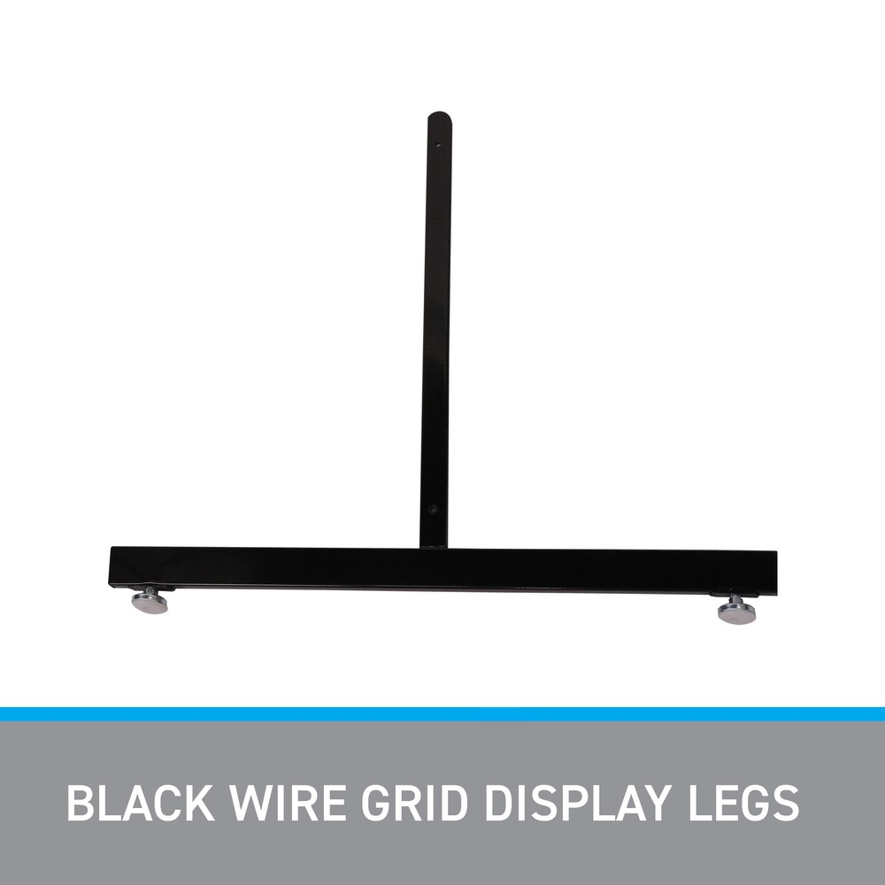 Black Wire Grid Display Legs - Set of 2