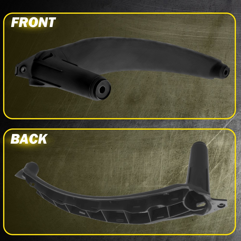 3PCS Black Inner Door Handle Pull Cover For 2008-2013 BMW X5 X6 E70 E71 E72 NEW