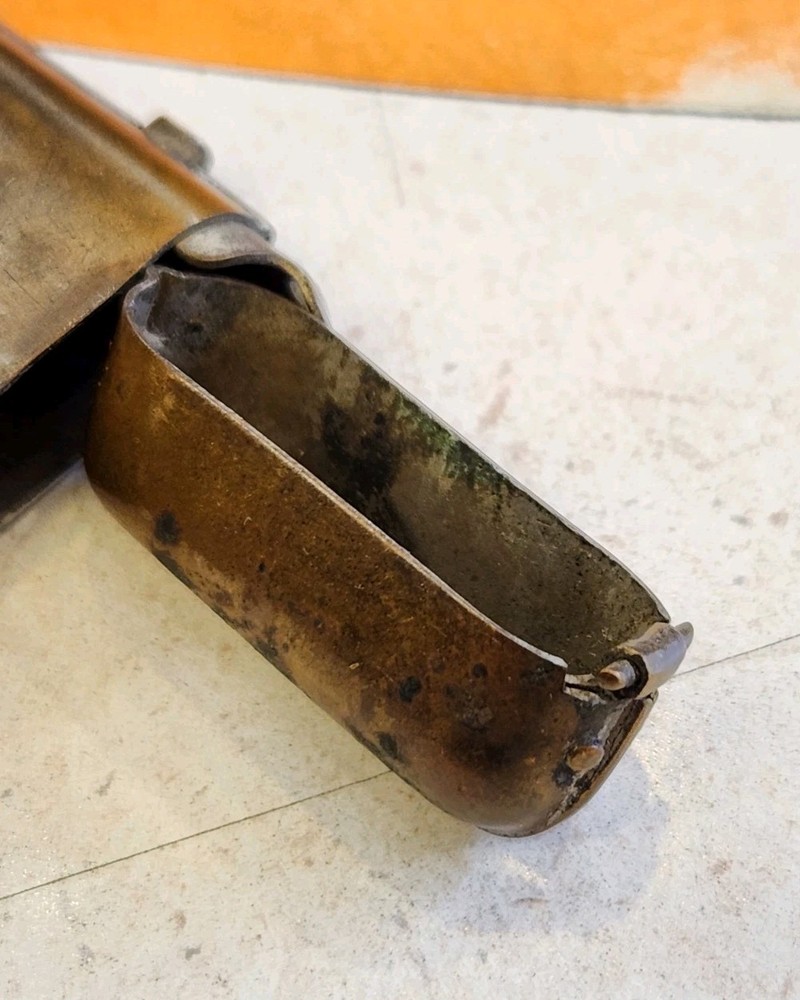 Antique Embossed TURTLE Vesta Case MATCH SAFE with Loaded Trigger Open Button