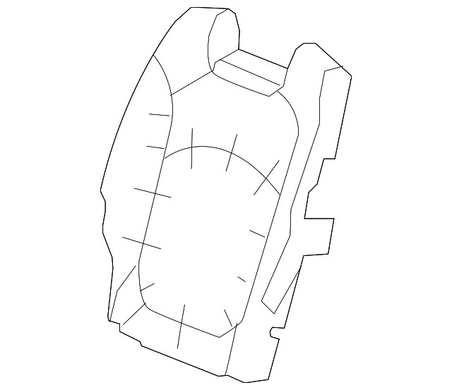 Genuine GM Seat Back Pad 15899653