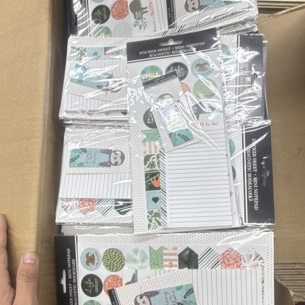 $30 for everything, Sticker Sheet Mini Notepad Magnetic Bookmark