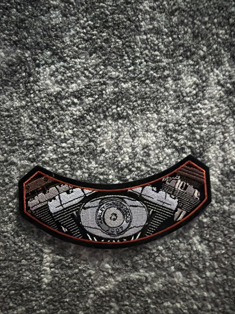 Harley Davidson Owners Group 2007 Patch Iron On Motorcycle