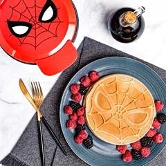 Marvel Spiderman Waffle Maker -Spidey's on Your Waffles- Waffle Iron
