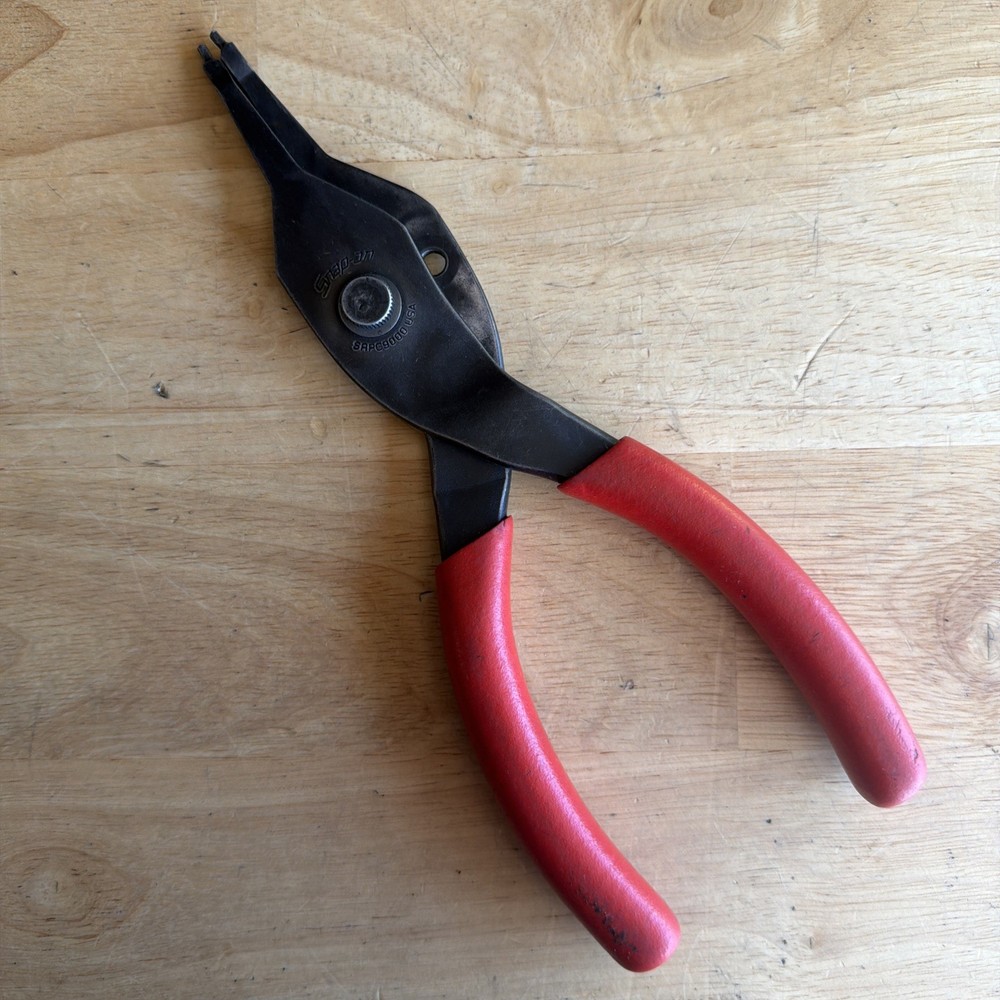 Snap On 9" Internal External Retaining Snap Ring Pliers Red Convertible SRPC9000